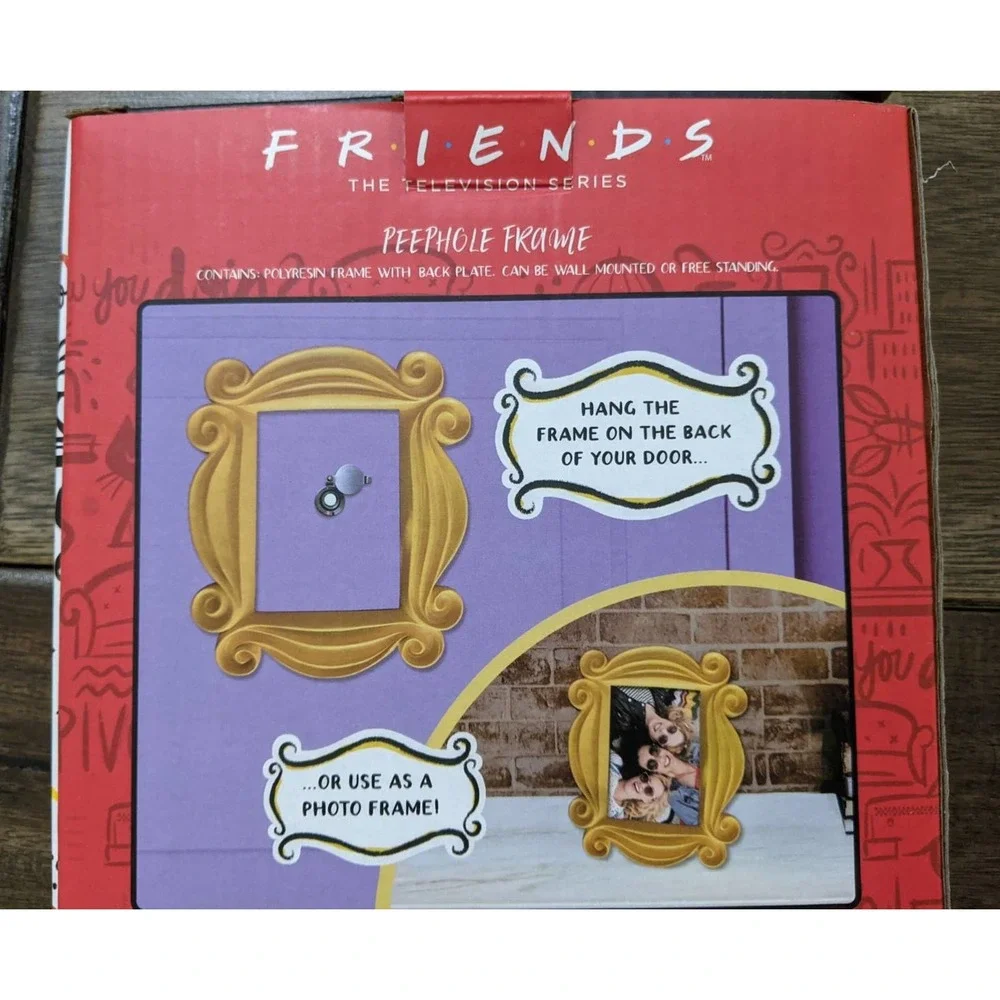 New friends tv show peep frame multi use photo picture frame door